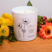 Load image into Gallery viewer, Personalised Birth Month Flower Candle