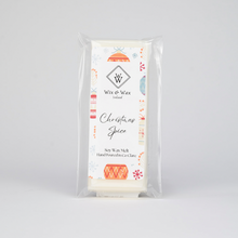 Load image into Gallery viewer, Wax & Wax Christmas christmas spice scented soy wax melt packaging on a white background