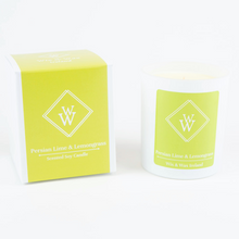 Load image into Gallery viewer, Persian-lime-&-lemongrass-soy-wax-candle -handmade-ireland-irish-gift