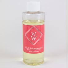 Load image into Gallery viewer, black pomegranate lavender wix wax reed diffuser refill aromatherapy handmade ireland irish gift