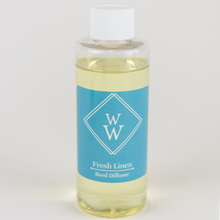 Load image into Gallery viewer, fresh-linen-lavender-wix-wax-reed-diffuser-refill-aromatherapy-handmade-ireland-irish-gift