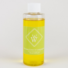 Load image into Gallery viewer, persian-lime-lemongrass-lavender-wix-wax-reed-diffuser-refill-aromatherapy-handmade-ireland-irish-gift