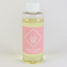 Load image into Gallery viewer, rhubarb-rose-lavender-wix-wax-reed-diffuser-refill-aromatherapy-handmade-ireland-irish-gift
