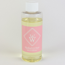 Load image into Gallery viewer, rhubarb-rose-lavender-wix-wax-reed-diffuser-refill-aromatherapy-handmade-ireland-irish-gift