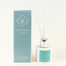 Load image into Gallery viewer, spring-awakening-wix-wax-reed-diffuser-aromatherapy-handmade-ireland-irish-gift