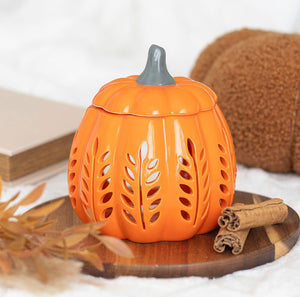 Orange Pumpkin Wax Melt Burner