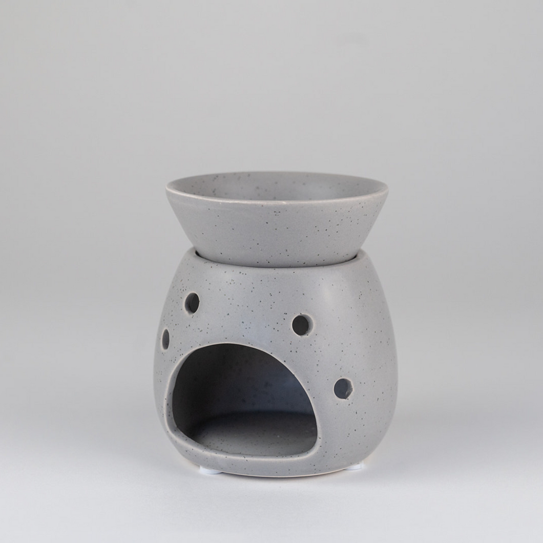 Grey Ceramic Wax Melt Burner