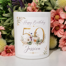 Load image into Gallery viewer, Personalised Birthday Number Candle
