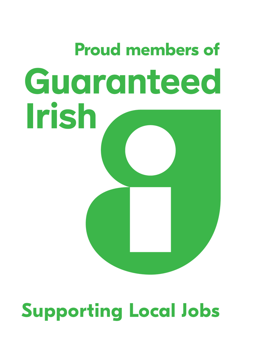 Proud members of Guaranteed Irish - Wix and Wax Ireland supporting local jobs