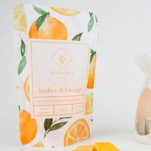 Amber Orange Brittle Wax Melt