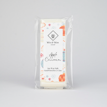 Load image into Gallery viewer, apple and cinnamon scented wax melt 
