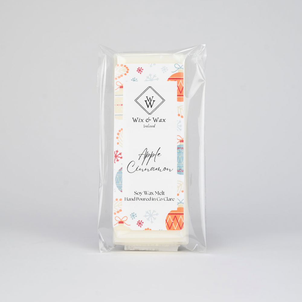 apple and cinnamon scented wax melt 