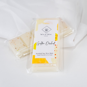 golden-orchid-washing-powder-floral-woody-snap-bar-wax-melts-hand-poured-wix-and-wax-ireland-irish-gifts