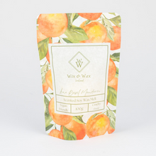 Load image into Gallery viewer, Lime, Basil &amp; Mandarin irish wax melts hand made in ennis, co.clare, ireland in a fresh green shade, handcrafted with soy wax and featuring a crisp, aromatic citrus and herb fragrance.irish gifts ideas
