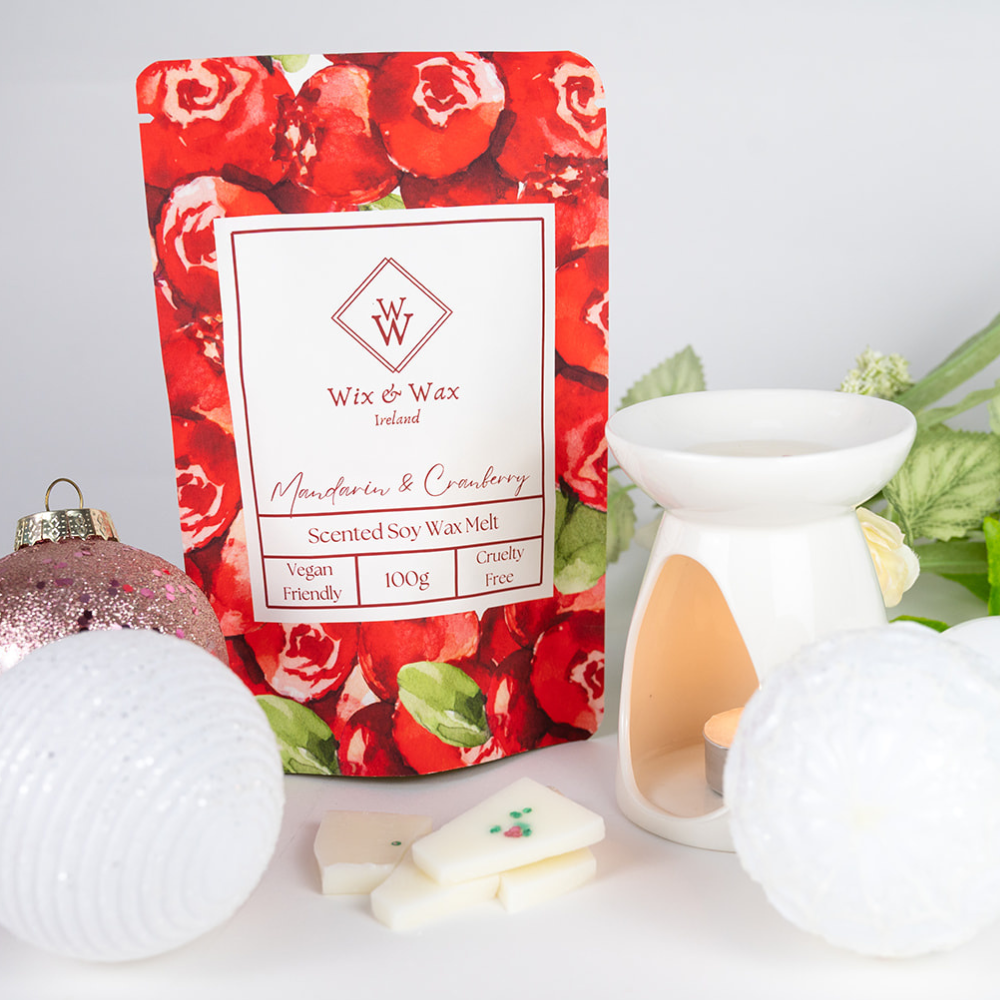 Mandarin & Cranberry Brittle Wax Melt
