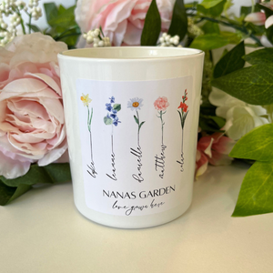 Personalised Nana's Garden Candle