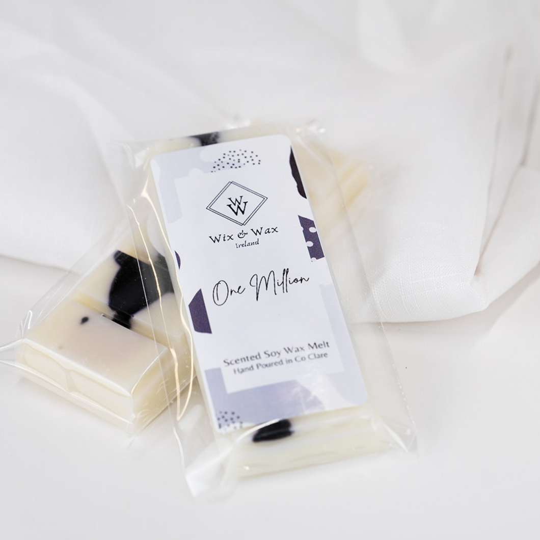 one-million-male-cologne-perfume-snap-bar-wax-melts-hand-poured-wix-and-wax-ireland-irish-gifts