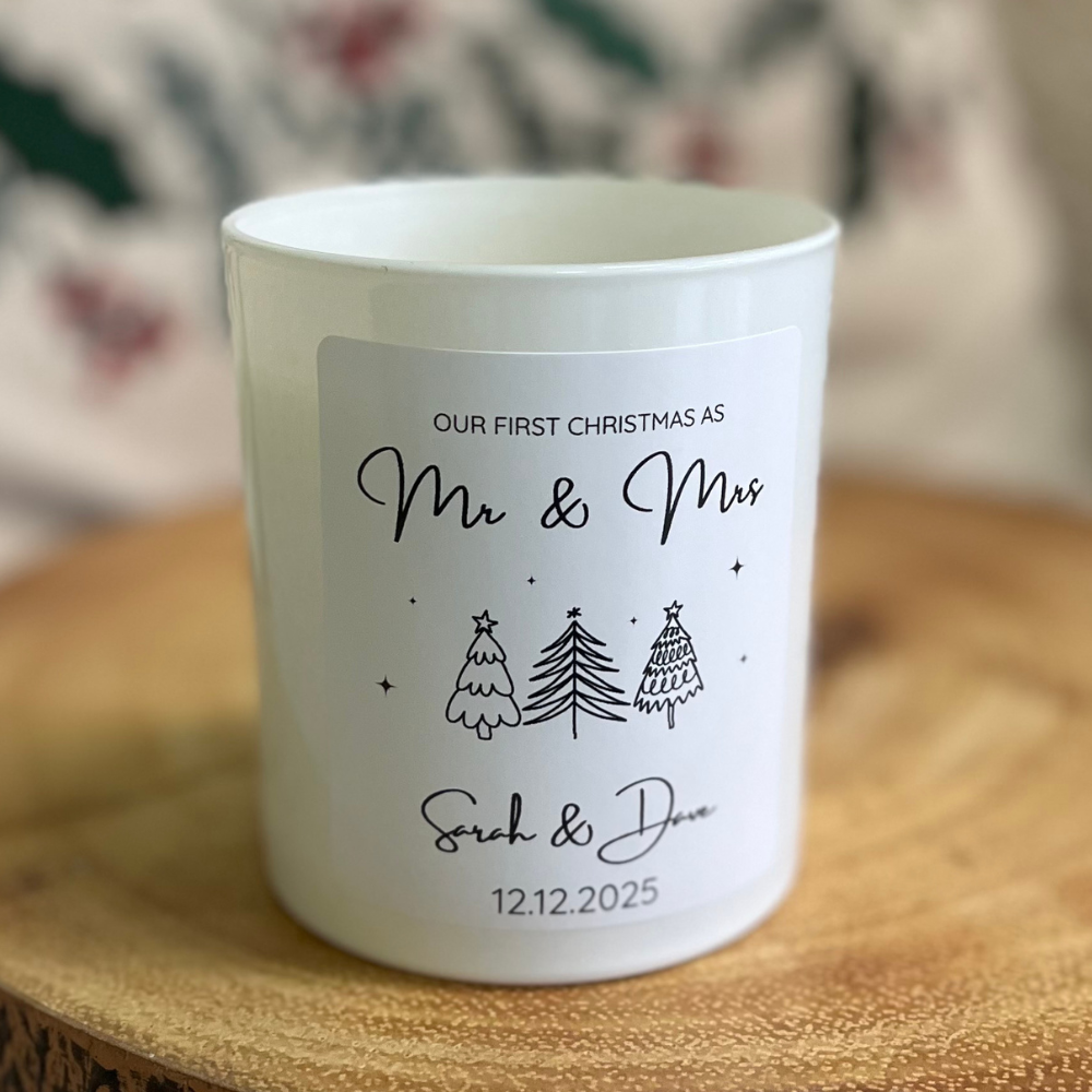 Personalised 1st Christmas Mr & Mrs