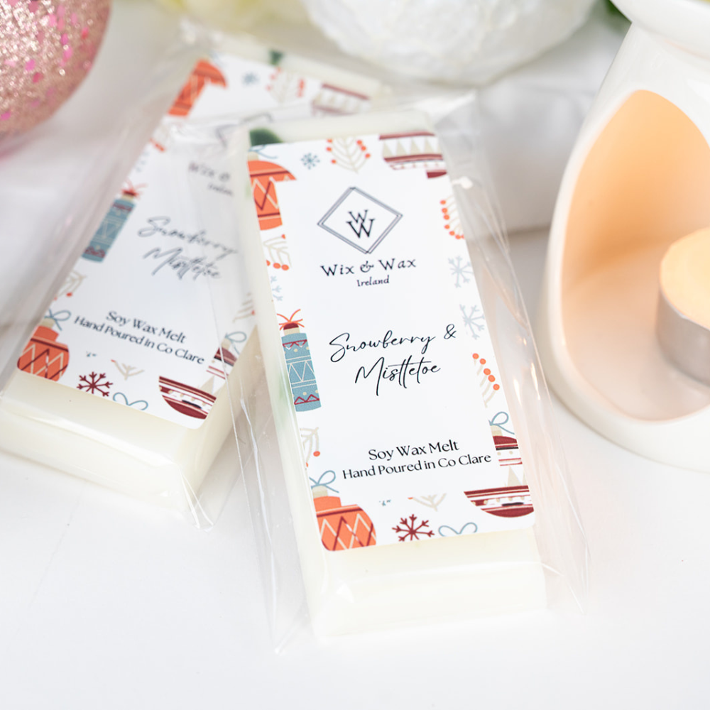 Snowberry & Mistletoe Snap Bar Wax Melt