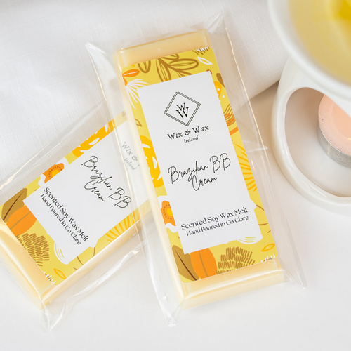 Sol de Janeiro Brazilian Bum Bum wax melt by Wix and Wax – hand-poured soy blend with a sweet, tropical-inspired scent, beautifully presented in eco-conscious packaging.