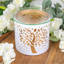 Load image into Gallery viewer, White Tree of Life Wax Melt Burner
