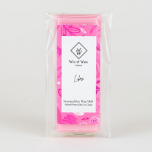 Load image into Gallery viewer, Libre wax melt by Wix and Wax – hand-poured soy blend with a bold, floral scent, inspired by the designer perfume, in stylish eco-friendly packaging.
