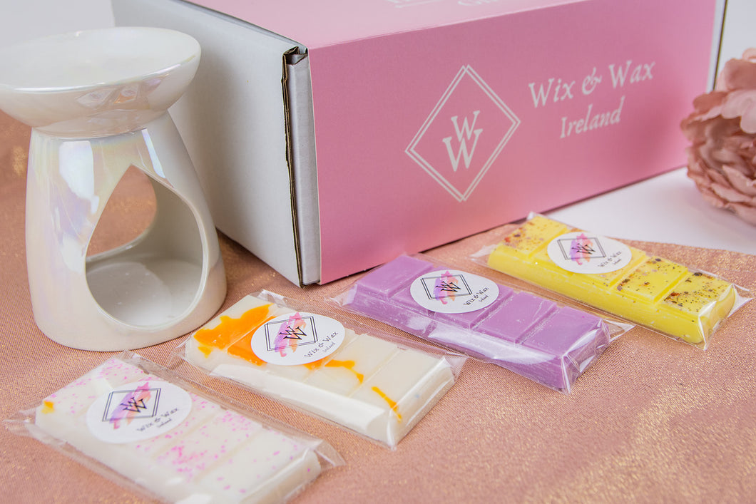 wax melt gift box inspired by womans fragrances hand made hand poured irish products from clare ireland irish gifts
