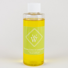 Load image into Gallery viewer, persian-lime-lemongrass-lavender-wix-wax-reed-diffuser-refill-aromatherapy-handmade-ireland-irish-gift
