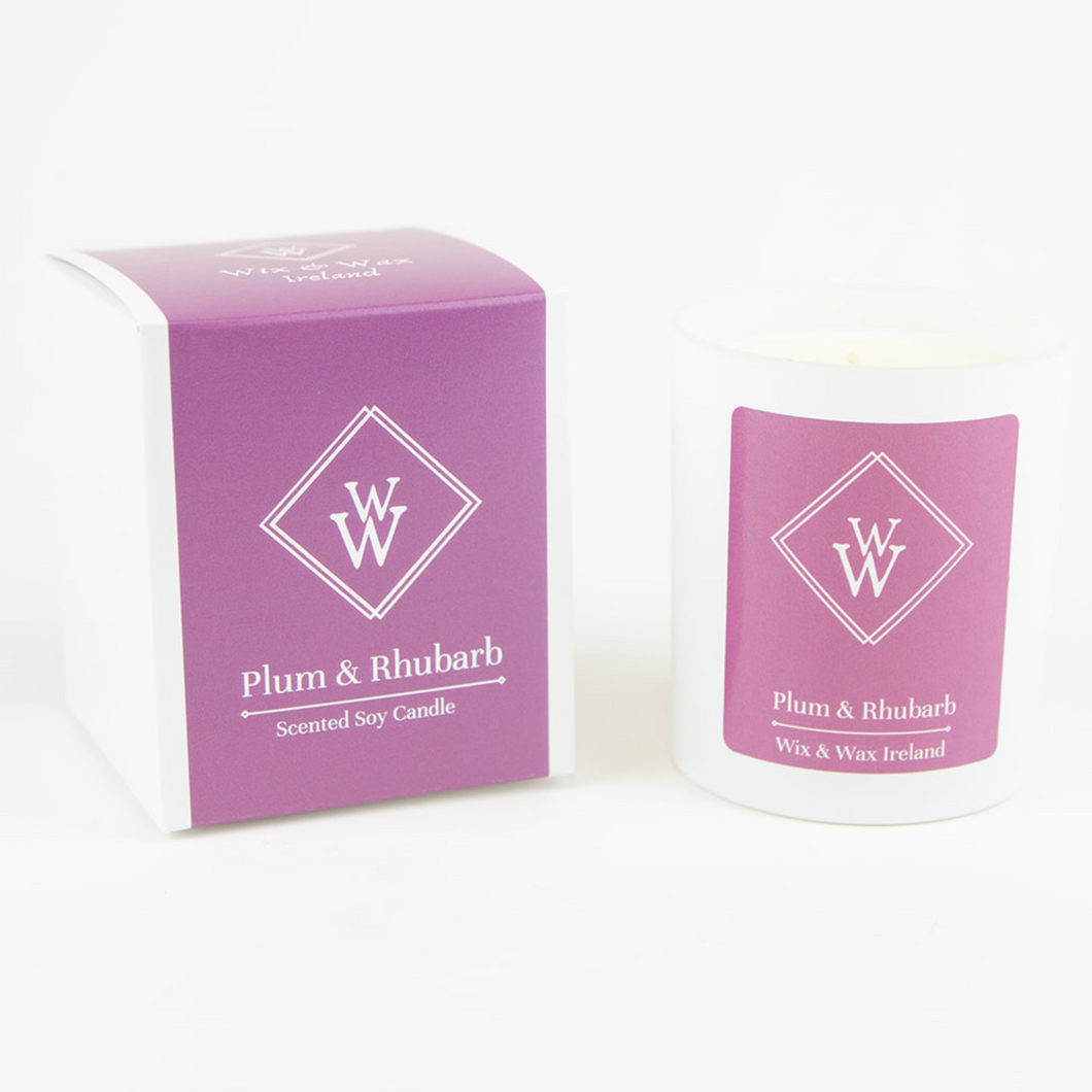 plum-rhubarb-soy-wax-candle -handmade-ireland-irish-gift